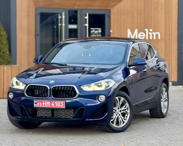 Синий БМВ X2, объемом двигателя 2 л и пробегом 80 тыс. км за 20999 $, фото 2 на Automoto.ua