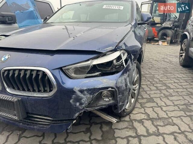 Синій БМВ X2, об'ємом двигуна 2 л та пробігом 53 тис. км за 13900 $, фото 1 на Automoto.ua
