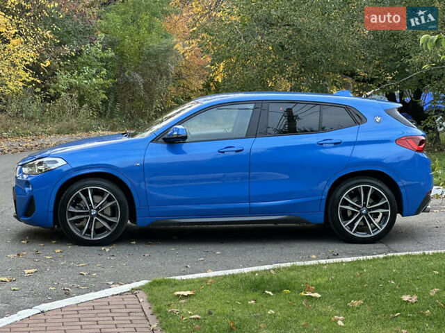 Синий БМВ X2, объемом двигателя 2 л и пробегом 77 тыс. км за 23500 $, фото 3 на Automoto.ua