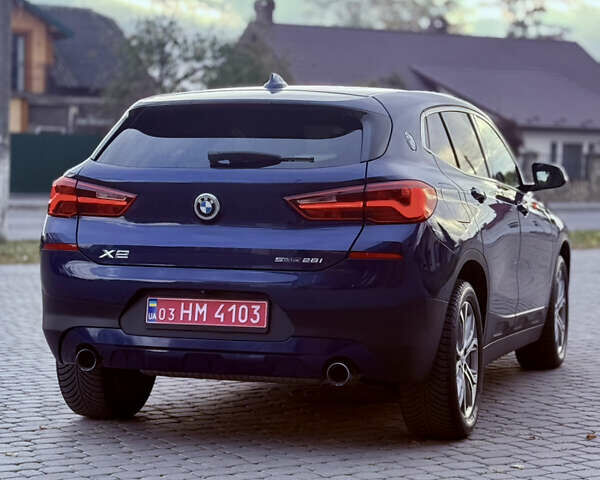 Синий БМВ X2, объемом двигателя 2 л и пробегом 80 тыс. км за 20999 $, фото 10 на Automoto.ua