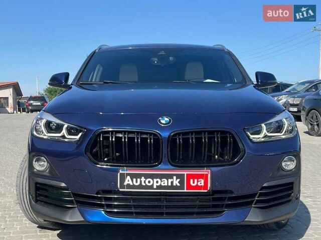 Синий БМВ X2, объемом двигателя 2 л и пробегом 133 тыс. км за 20290 $, фото 1 на Automoto.ua