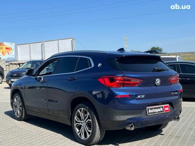 Синий БМВ X2, объемом двигателя 2 л и пробегом 133 тыс. км за 20290 $, фото 4 на Automoto.ua