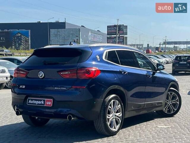 Синий БМВ X2, объемом двигателя 2 л и пробегом 133 тыс. км за 20290 $, фото 8 на Automoto.ua