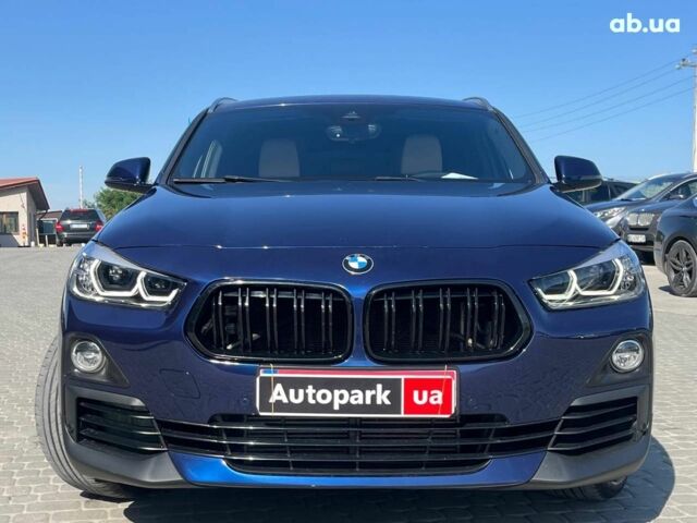 Синий БМВ X2, объемом двигателя 2 л и пробегом 133 тыс. км за 20290 $, фото 1 на Automoto.ua