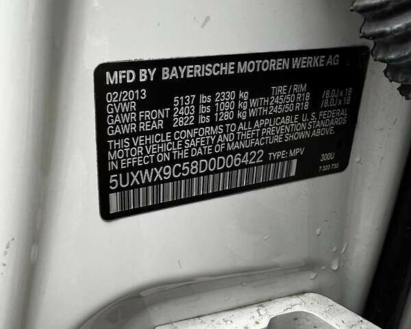 Белый БМВ Х3, объемом двигателя 2 л и пробегом 220 тыс. км за 13600 $, фото 18 на Automoto.ua