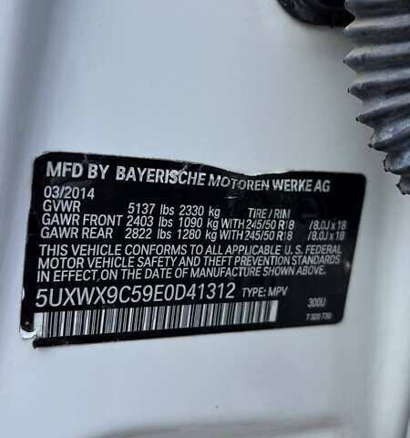 Белый БМВ Х3, объемом двигателя 2 л и пробегом 96 тыс. км за 13300 $, фото 31 на Automoto.ua