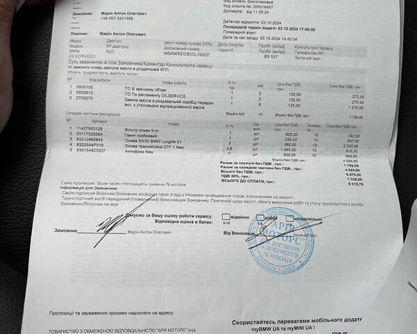 Белый БМВ Х3, объемом двигателя 2 л и пробегом 102 тыс. км за 24900 $, фото 22 на Automoto.ua