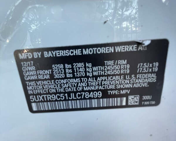 Белый БМВ Х3, объемом двигателя 2 л и пробегом 157 тыс. км за 28000 $, фото 7 на Automoto.ua