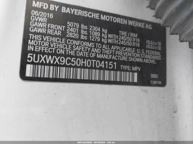 Белый БМВ Х3, объемом двигателя 2 л и пробегом 170 тыс. км за 5000 $, фото 8 на Automoto.ua