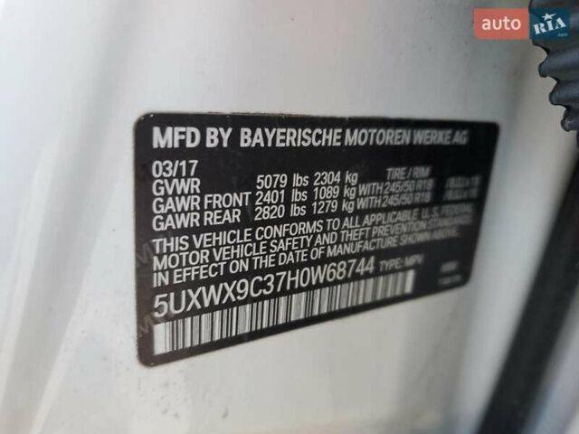 Білий БМВ Х3, об'ємом двигуна 2 л та пробігом 104 тис. км за 2900 $, фото 12 на Automoto.ua