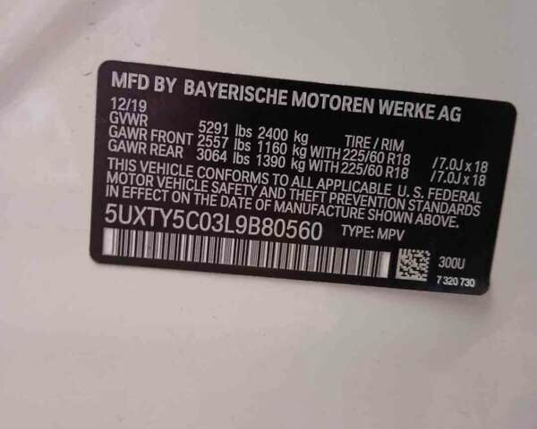 Білий БМВ Х3, об'ємом двигуна 2 л та пробігом 67 тис. км за 19800 $, фото 21 на Automoto.ua