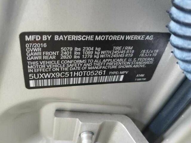 Бежевый БМВ Х3, объемом двигателя 2 л и пробегом 46 тыс. км за 3300 $, фото 10 на Automoto.ua