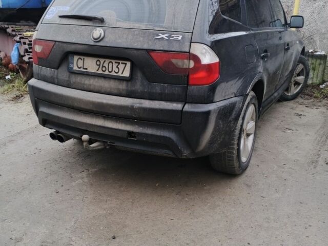 Черный БМВ Х3, объемом двигателя 3 л и пробегом 400 тыс. км за 5700 $, фото 1 на Automoto.ua