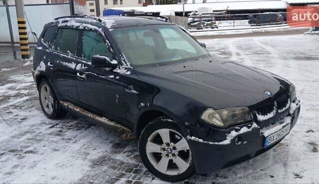 Черный БМВ Х3, объемом двигателя 3 л и пробегом 365 тыс. км за 6900 $, фото 7 на Automoto.ua