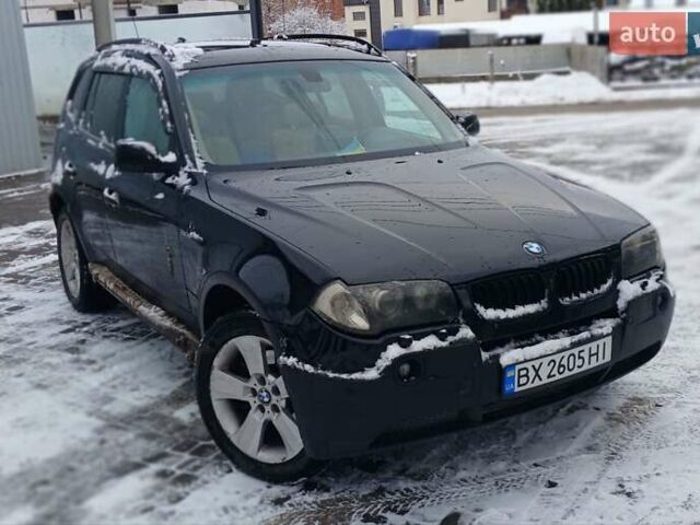 Черный БМВ Х3, объемом двигателя 3 л и пробегом 365 тыс. км за 6900 $, фото 2 на Automoto.ua