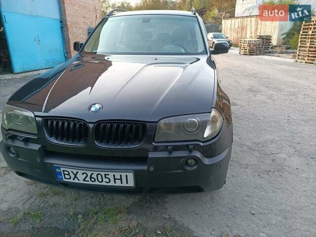 Черный БМВ Х3, объемом двигателя 3 л и пробегом 365 тыс. км за 7000 $, фото 1 на Automoto.ua