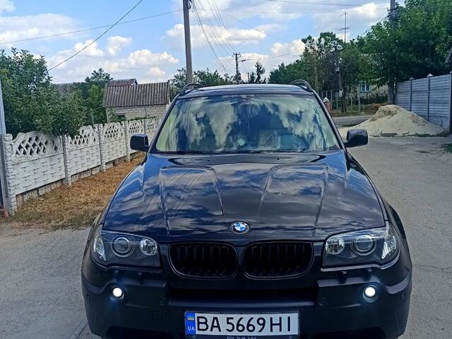 Черный БМВ Х3, объемом двигателя 3 л и пробегом 200 тыс. км за 8800 $, фото 2 на Automoto.ua