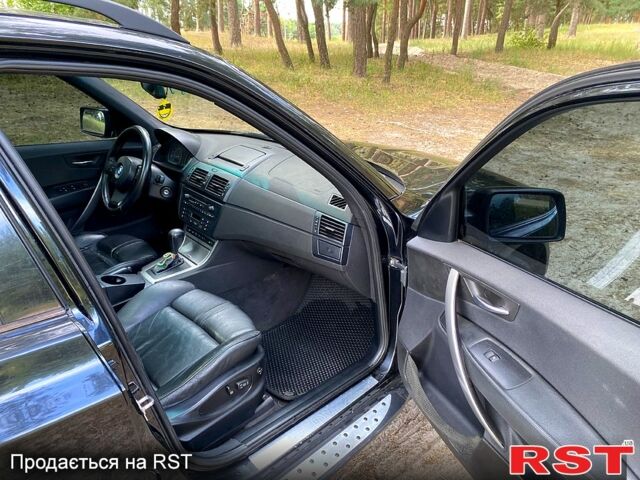 Чорний БМВ Х3, об'ємом двигуна 3 л та пробігом 245 тис. км за 7250 $, фото 6 на Automoto.ua