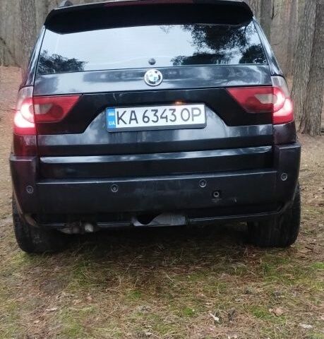 Черный БМВ Х3, объемом двигателя 3 л и пробегом 214 тыс. км за 5500 $, фото 1 на Automoto.ua