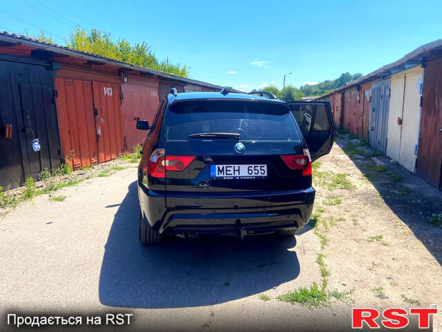 Черный БМВ Х3, объемом двигателя 3 л и пробегом 280 тыс. км за 5870 $, фото 4 на Automoto.ua