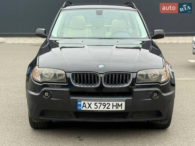 Черный БМВ Х3, объемом двигателя 2 л и пробегом 247 тыс. км за 8650 $, фото 4 на Automoto.ua