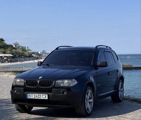 Черный БМВ Х3, объемом двигателя 3 л и пробегом 398 тыс. км за 7200 $, фото 1 на Automoto.ua