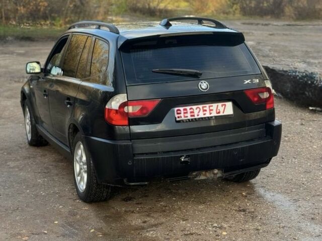 Черный БМВ Х3, объемом двигателя 3 л и пробегом 290 тыс. км за 4600 $, фото 3 на Automoto.ua