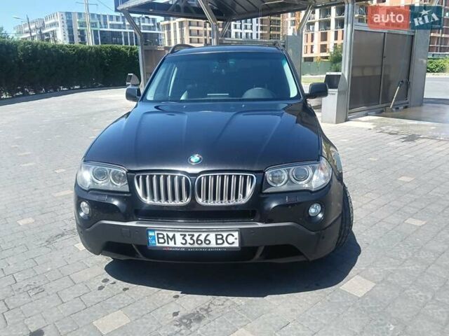 Черный БМВ Х3, объемом двигателя 3 л и пробегом 380 тыс. км за 12450 $, фото 1 на Automoto.ua