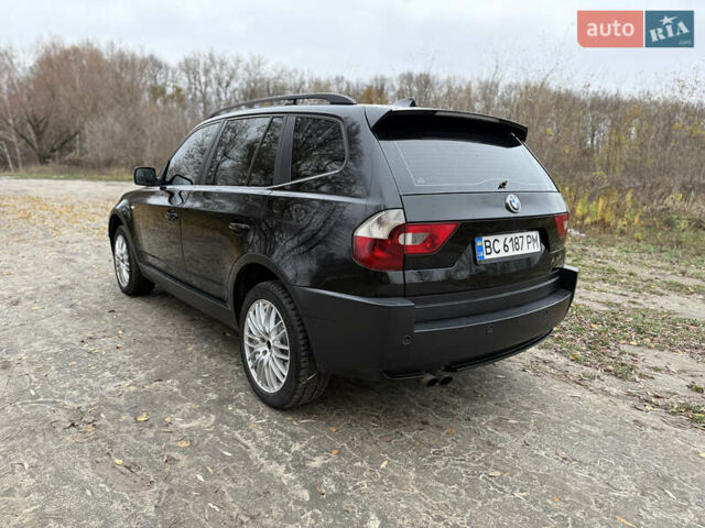 Черный БМВ Х3, объемом двигателя 3 л и пробегом 308 тыс. км за 9900 $, фото 2 на Automoto.ua
