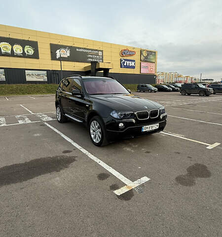 Черный БМВ Х3, объемом двигателя 2 л и пробегом 218 тыс. км за 9650 $, фото 1 на Automoto.ua