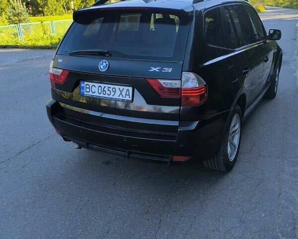 Черный БМВ Х3, объемом двигателя 2 л и пробегом 183 тыс. км за 9800 $, фото 6 на Automoto.ua