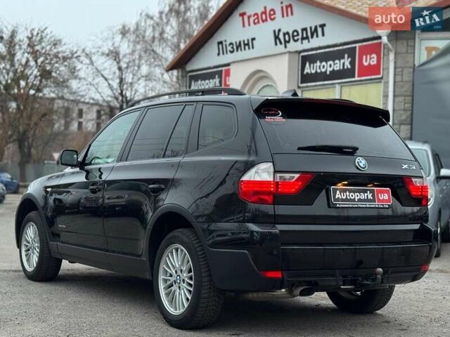 Черный БМВ Х3, объемом двигателя 2 л и пробегом 290 тыс. км за 8430 $, фото 4 на Automoto.ua