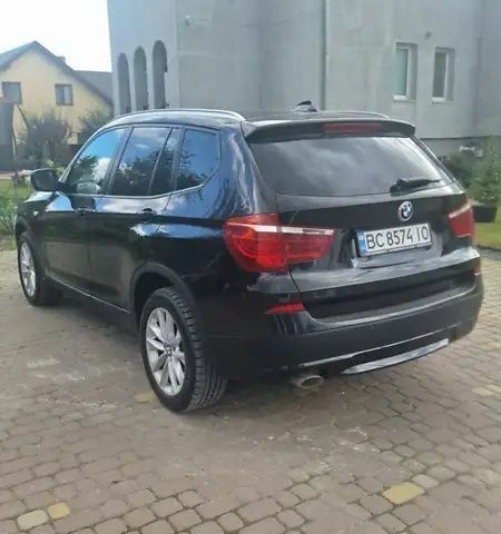 Черный БМВ Х3, объемом двигателя 2 л и пробегом 290 тыс. км за 12500 $, фото 2 на Automoto.ua