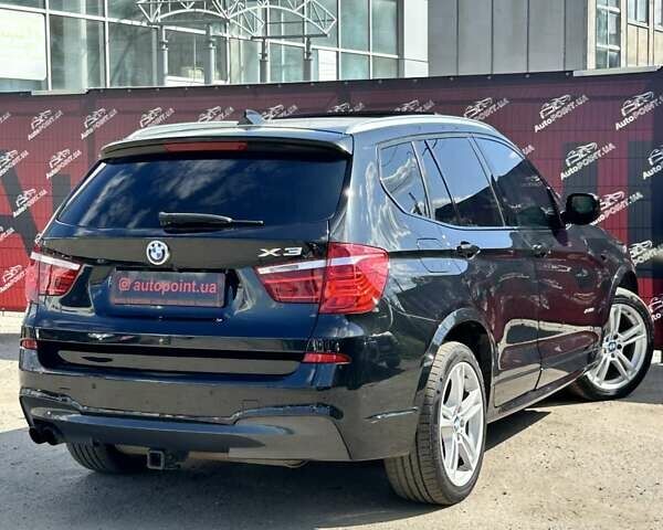Черный БМВ Х3, объемом двигателя 2 л и пробегом 293 тыс. км за 12600 $, фото 6 на Automoto.ua
