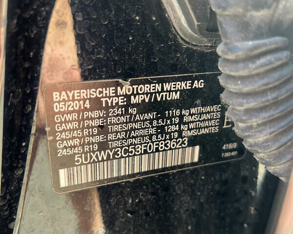 БМВ Х3 2014 в Львове на Automoto.ua Черный БМВ Х3, объемом двигателя 2 л и пробегом 212 тыс. км за 20500 $, фото 20 на Automoto.ua