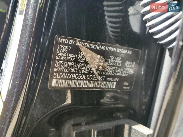 Чорний БМВ Х3, об'ємом двигуна 2 л та пробігом 179 тис. км за 8600 $, фото 9 на Automoto.ua