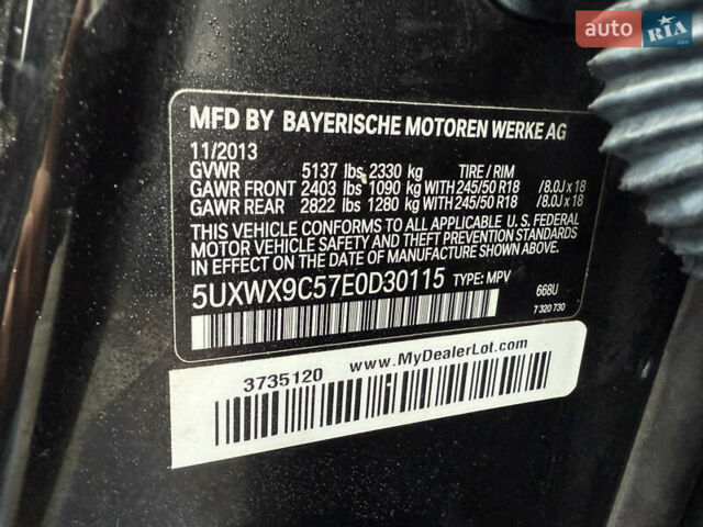Черный БМВ Х3, объемом двигателя 2 л и пробегом 227 тыс. км за 11750 $, фото 120 на Automoto.ua