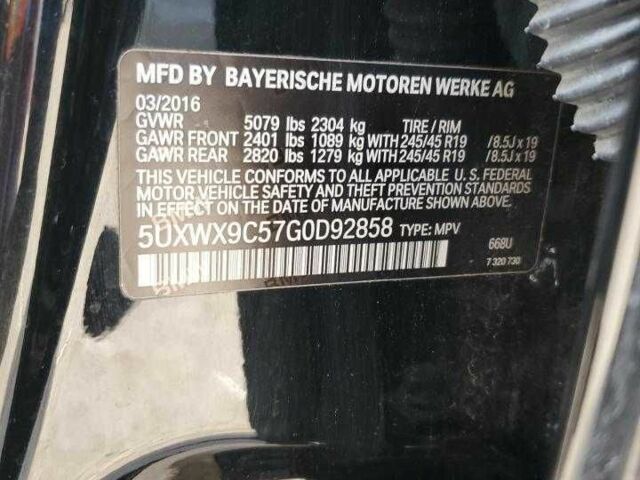 Черный БМВ Х3, объемом двигателя 0 л и пробегом 140 тыс. км за 4000 $, фото 13 на Automoto.ua
