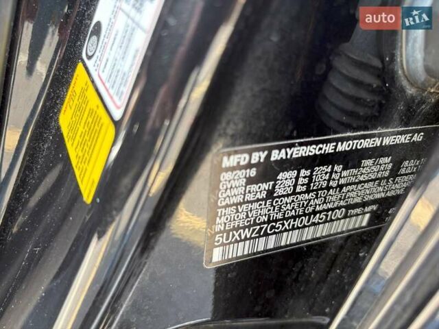 Черный БМВ Х3, объемом двигателя 2 л и пробегом 172 тыс. км за 21500 $, фото 18 на Automoto.ua