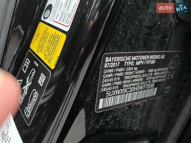Чорний БМВ Х3, об'ємом двигуна 2 л та пробігом 96 тис. км за 21700 $, фото 32 на Automoto.ua