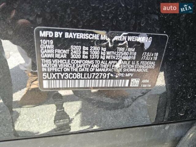 Чорний БМВ Х3, об'ємом двигуна 2 л та пробігом 165 тис. км за 9600 $, фото 11 на Automoto.ua