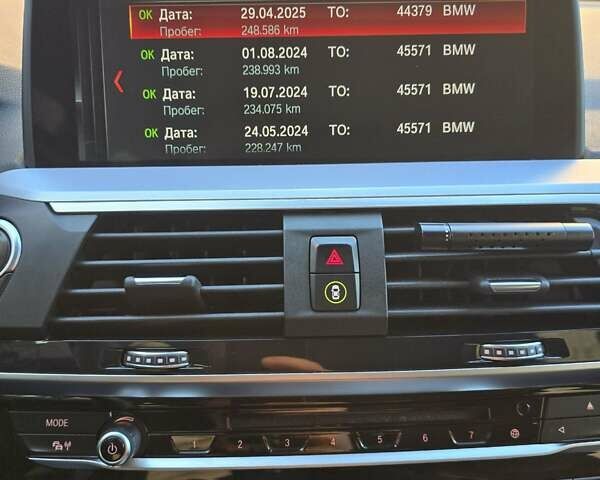 Чорний БМВ Х3, об'ємом двигуна 2 л та пробігом 248 тис. км за 29400 $, фото 38 на Automoto.ua