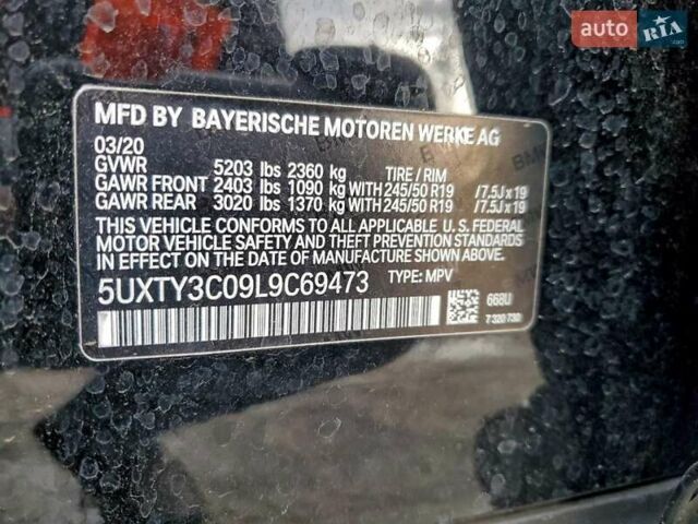 Чорний БМВ Х3, об'ємом двигуна 2 л та пробігом 83 тис. км за 9800 $, фото 12 на Automoto.ua