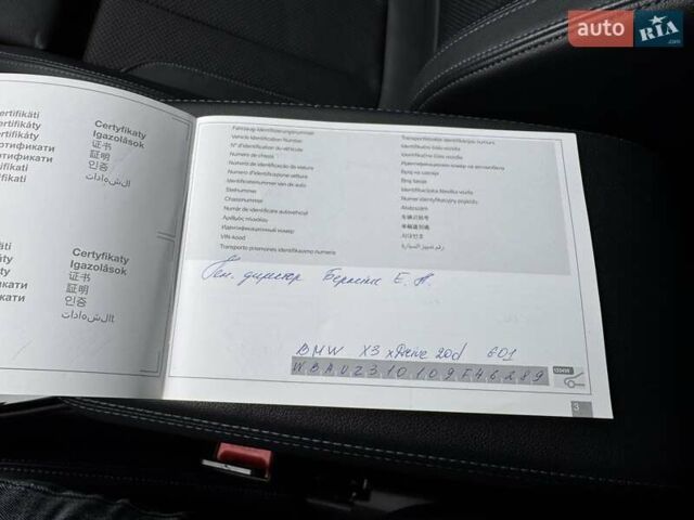 Черный БМВ Х3, объемом двигателя 2 л и пробегом 90 тыс. км за 38900 $, фото 73 на Automoto.ua