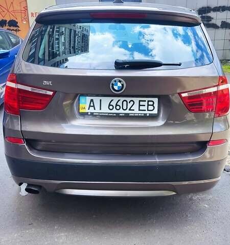 Коричневый БМВ Х3, объемом двигателя 2 л и пробегом 196 тыс. км за 15800 $, фото 1 на Automoto.ua