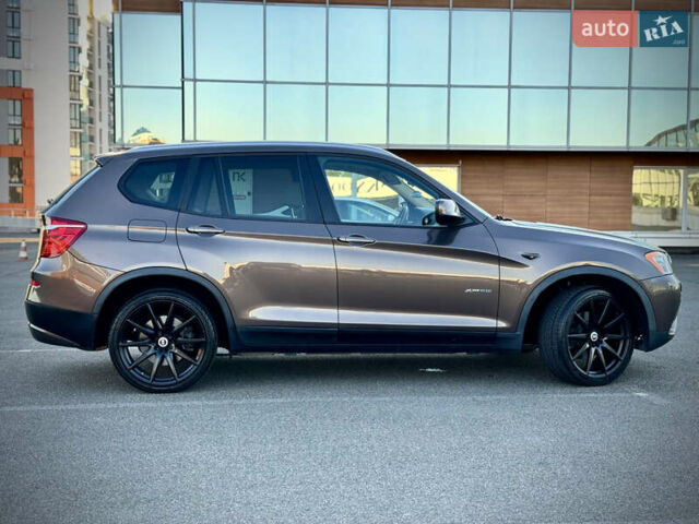 Коричневый БМВ Х3, объемом двигателя 2 л и пробегом 195 тыс. км за 12500 $, фото 13 на Automoto.ua