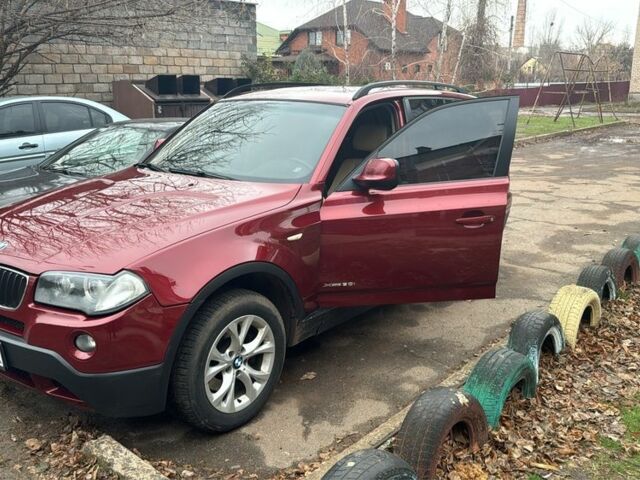 Красный БМВ Х3, объемом двигателя 3 л и пробегом 150 тыс. км за 9500 $, фото 1 на Automoto.ua