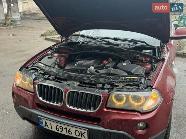 Червоний БМВ Х3, об'ємом двигуна 3 л та пробігом 150 тис. км за 9500 $, фото 2 на Automoto.ua