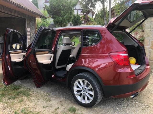 БМВ Х3 2012 у Надворной на Automoto.ua Червоний БМВ Х3, об'ємом двигуна 2 л та пробігом 225 тис. км за 12500 $, фото 12 на Automoto.ua