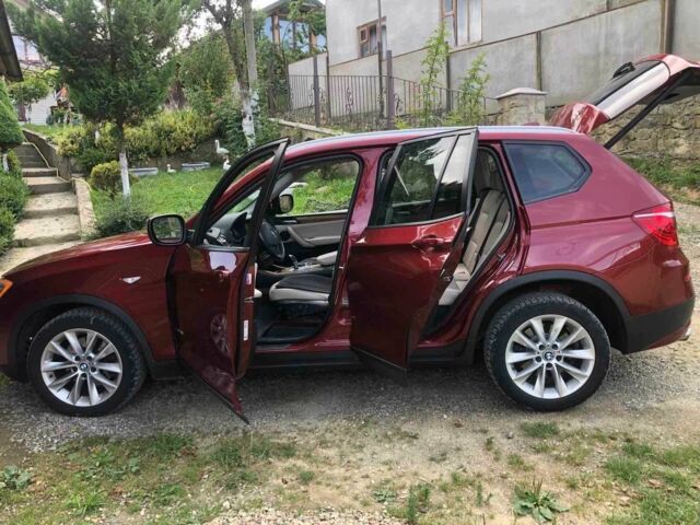БМВ Х3 2012 у Надворной на Automoto.ua Червоний БМВ Х3, об'ємом двигуна 2 л та пробігом 225 тис. км за 12500 $, фото 11 на Automoto.ua